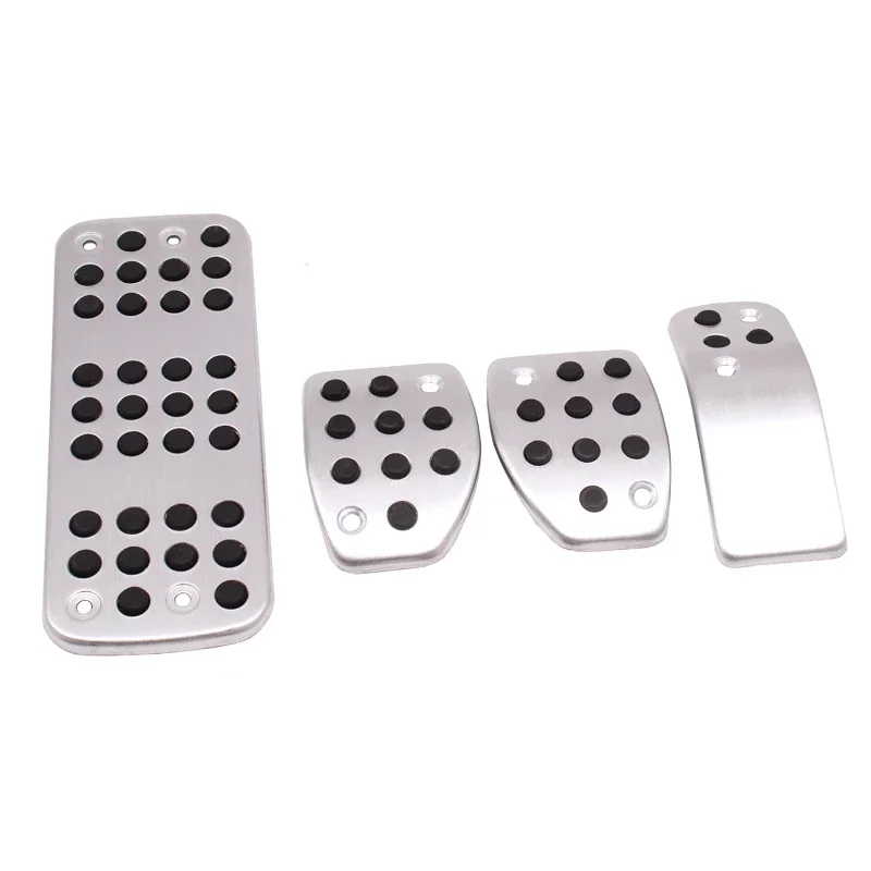 Accessories For Peugeot 206 206CC 2005-2009 Fuel Brake Foot Rest AT MT pedals Plate Accelerator brake pedal Pads