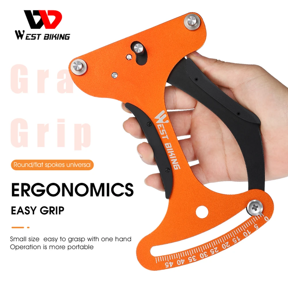 Precision Bicycle Spoke Tension Meter Measuring Tool Aluminum Alloy