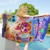 1PC Cartoon SuperKitties Towel Microfiber Beach Towel Quick Dry Kids Beach Blanket Soft Unisex Camping Pool Towel 2