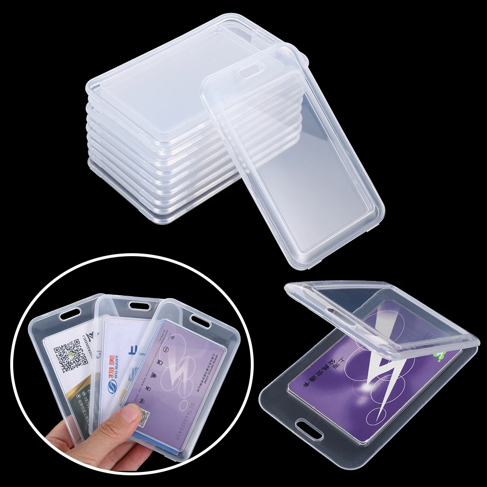 Wallet Card Holder Card Holder Credit Card Holder Card Wallet ID Card Holder ID Card Case Business Card Holder Card Sleeve Card Sleeves 10pcs Waterproof Transparent Card Cover Women Men Student Bus Card Holder Case Business Credit Cards Bank ID Sleeve Protect
