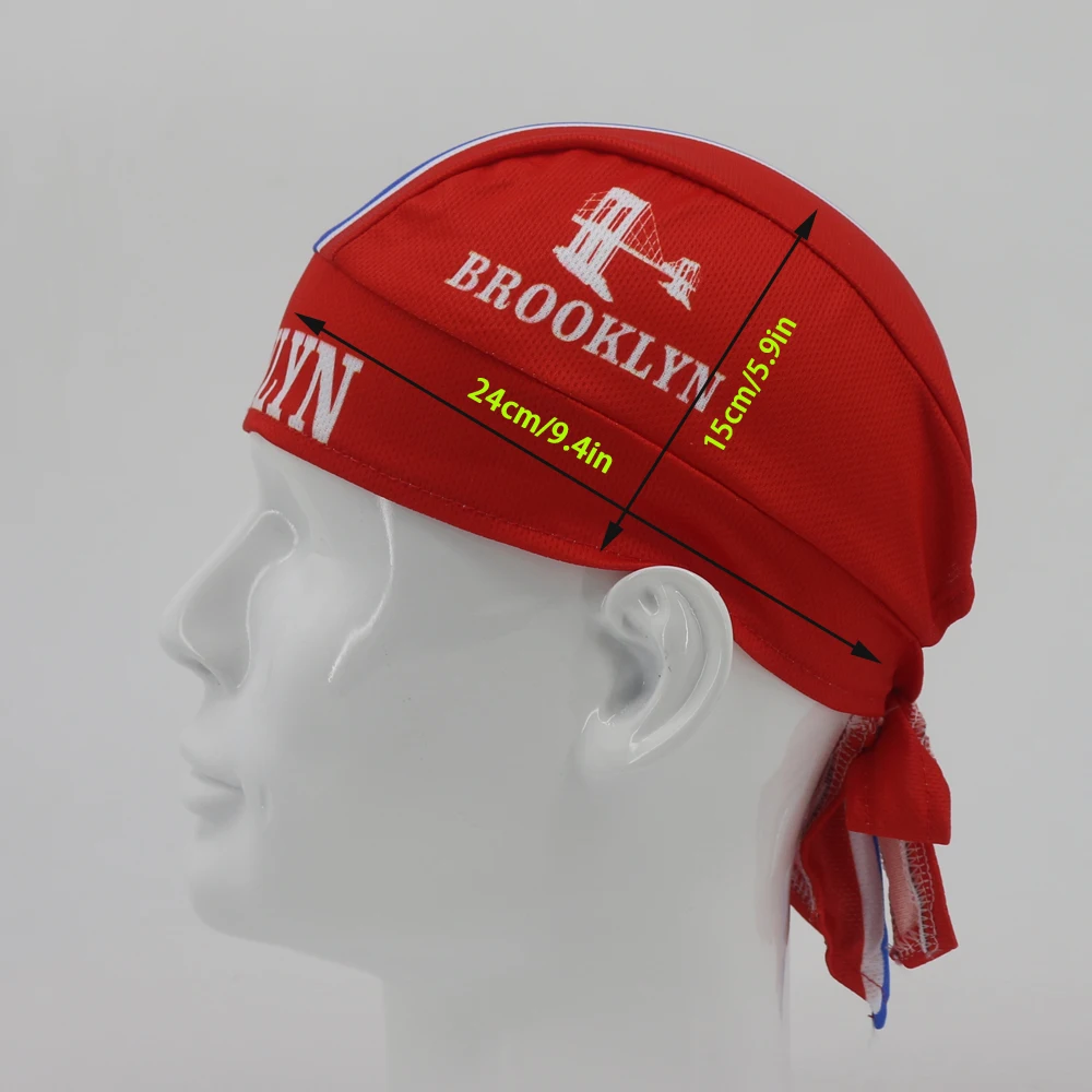 Brooklyn Cycling Pirate Hat Sports Headscarf Breathable Dry Quickly Bike Headdress Unisex Bicycle Cap 6