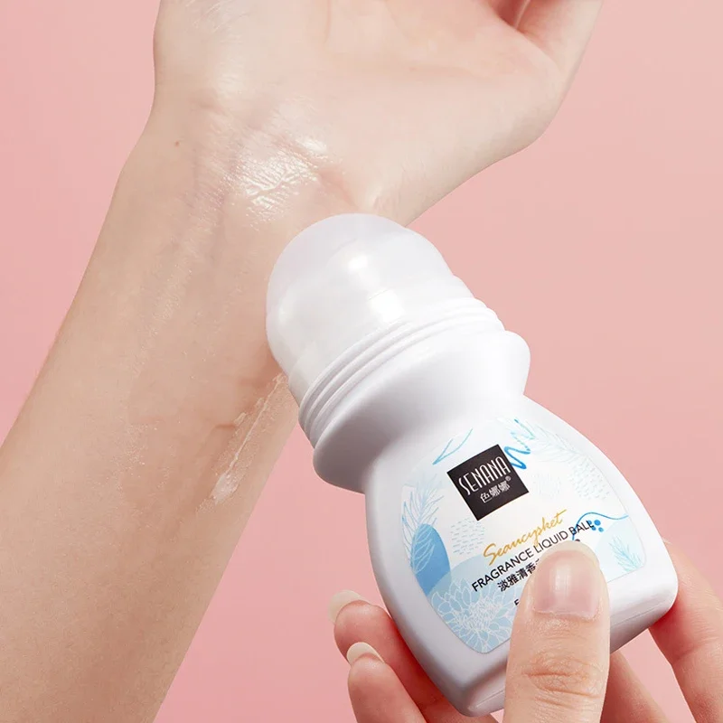 1Pcs Deodorant Reduce Sweat Remove Women Fragrance Men Smooth Dry Perfumes Ball Body Lotion
