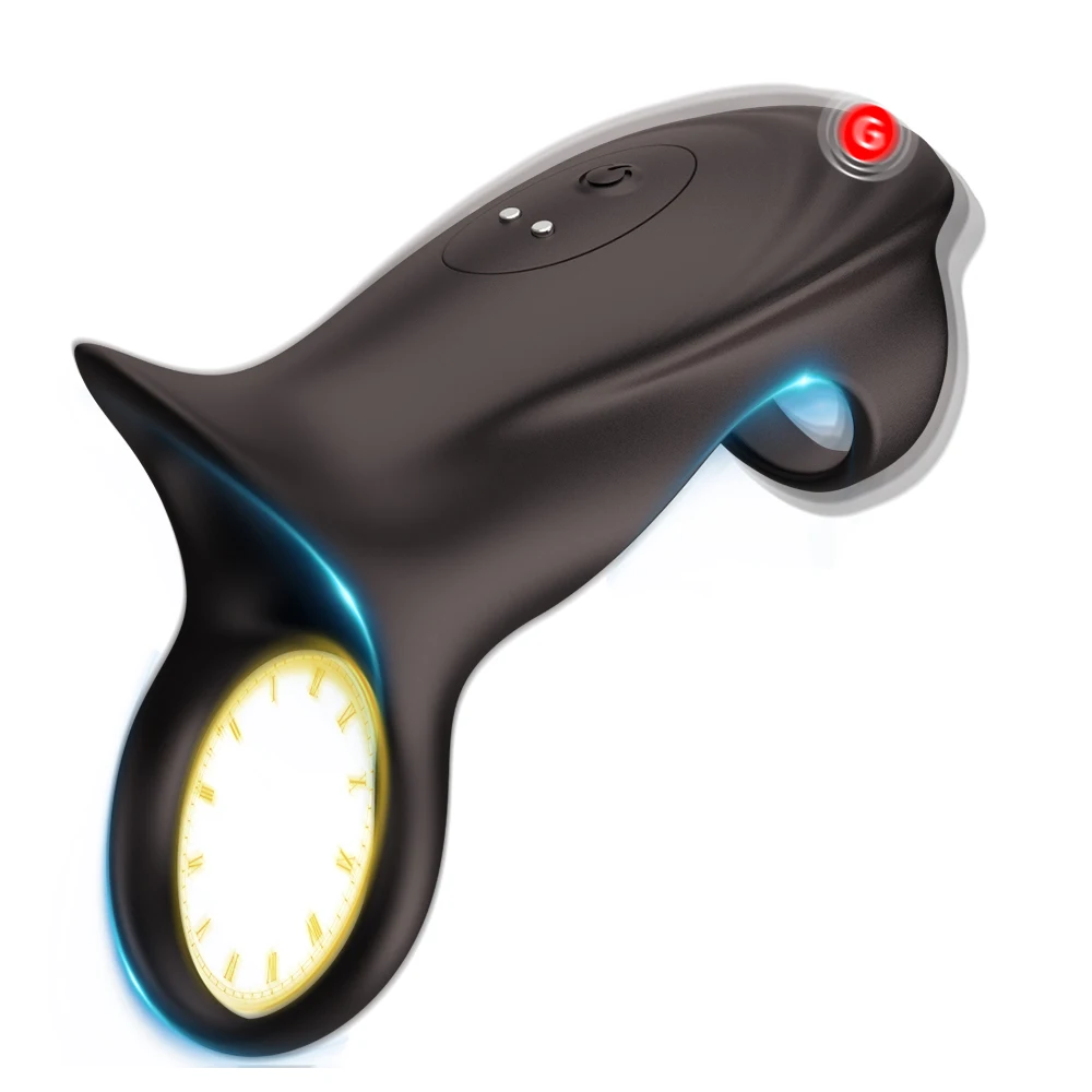 APP Controlled Penis Ring Vibrator Sex Toys for Men 10 Vibration Cock Sleeve G Spot Vibrator Couples Adult Toys Games 18+