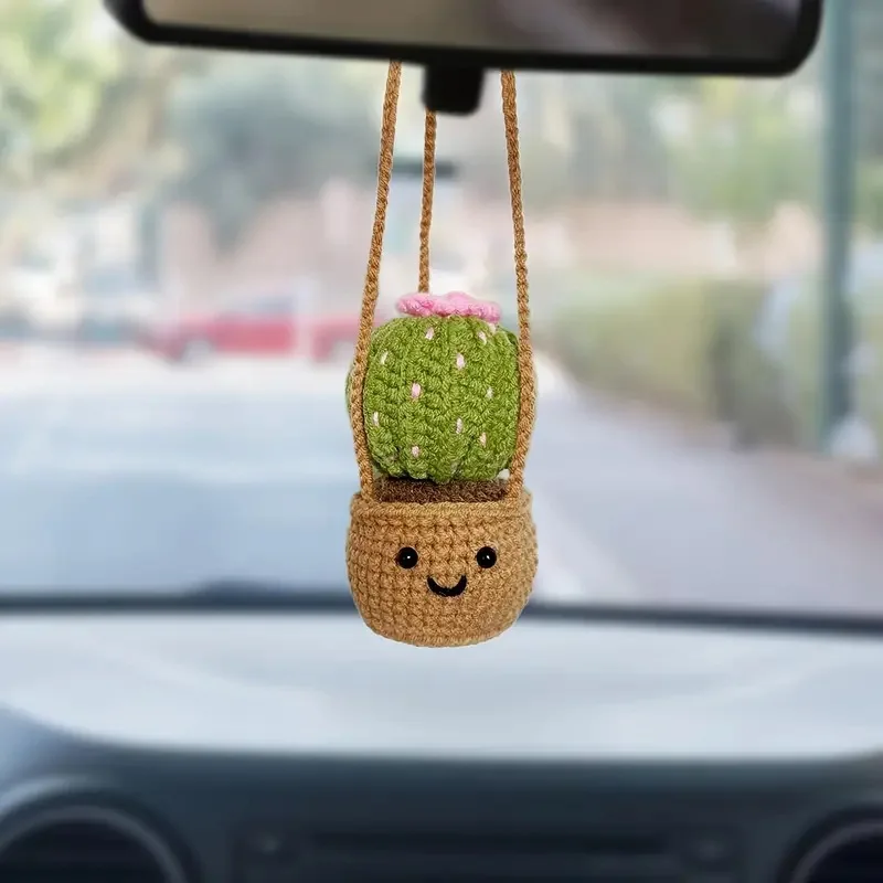 Fatto a mano Kawaii Avocado fiore accessori per auto Decor adolescenti interni specchietto retrovisore appeso fascino decorazione frutta Ornamentos  34