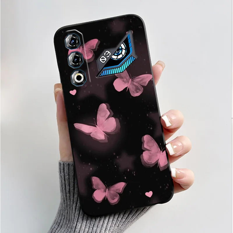 Butterfly Flower Shockproof Silicone TPU Phone Case - Soft and Stylish Protective Back Cover