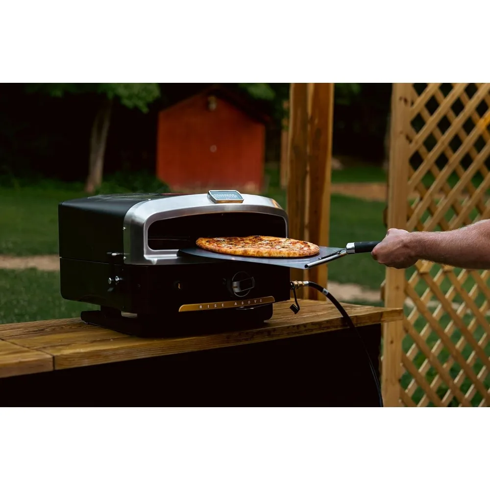 Versa 16 Propane Gas Outdoor Pizza Oven with Rotating Cooking Stone Portable Appliance for all Outdoor Kitchens