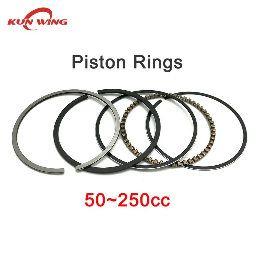 Motorcycle Piston Rings For CG YBR GN EN CH GY6 JH 50 C70 80