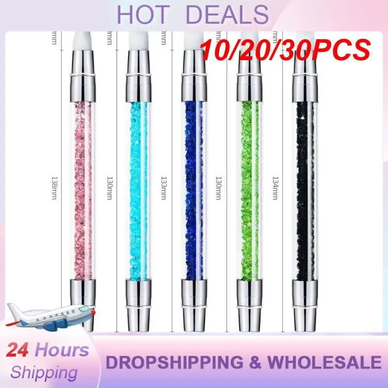 

10/20/30PCS Paint Pen With Acrylic Beauty And Health Embossing Pen Embossed Fine Drill Manicure Tools Nail Gel Pen