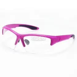 Transparent Lens Cycling and Dental Magnifying Glasses Frame (PURPLE)