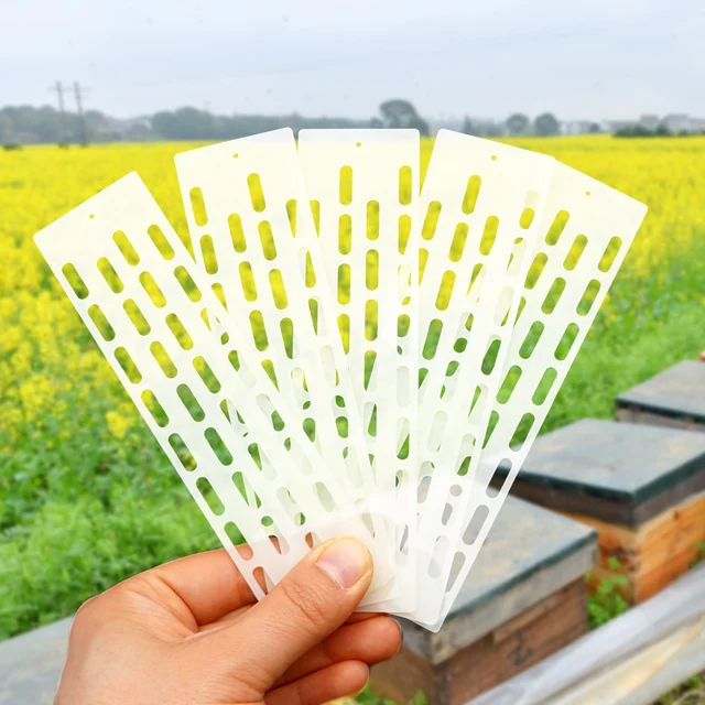 5 db Anti Escape Bees Queen Műanyag Távtartó Keret Méhkas Blokkoló Akadálylap Fészekajtó Apikultúra Szerszám Felszerelés - Image 3