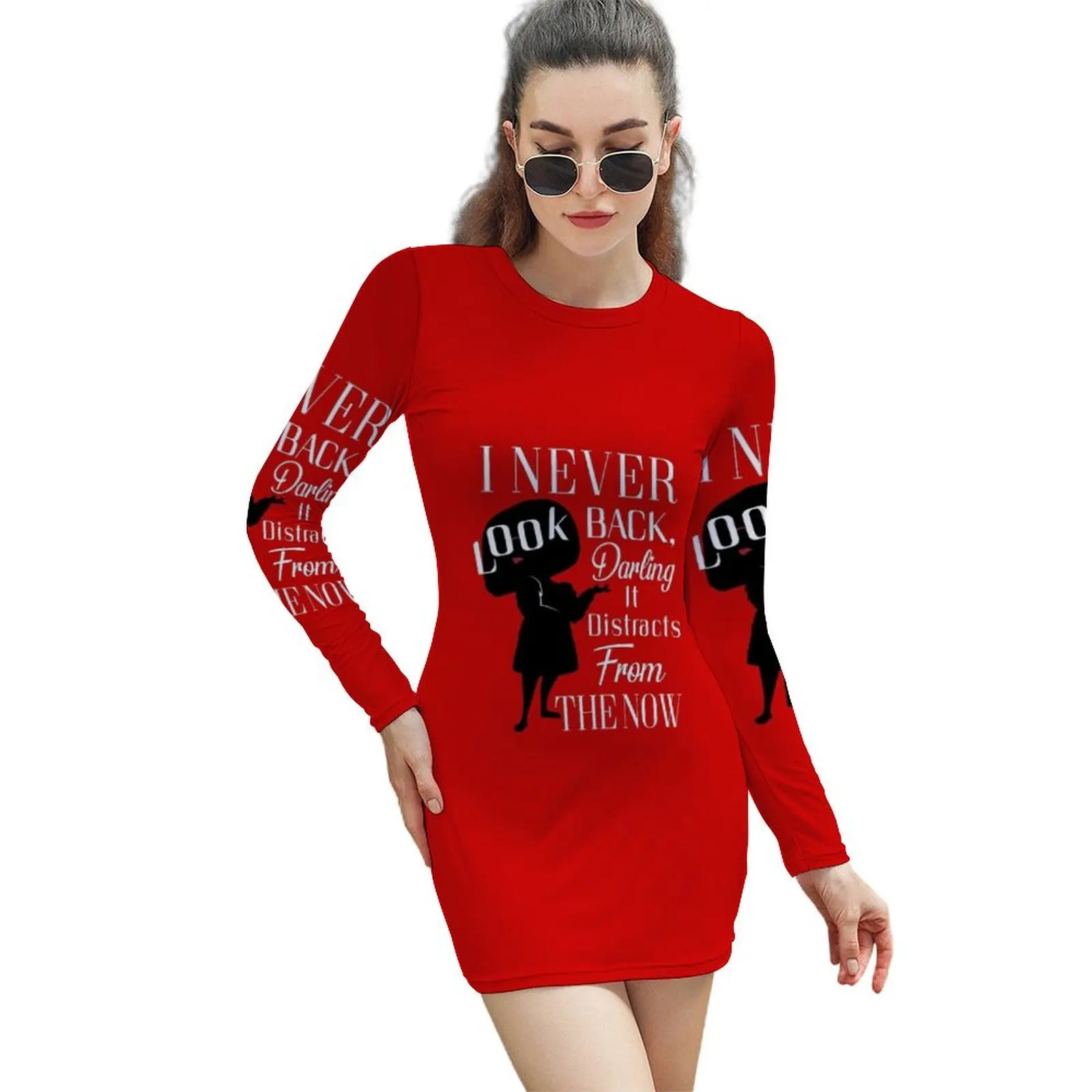 

I Never Look Back Darling Long-Sleeved Sheath Dress cocktail dresses party dress women elegant luxury