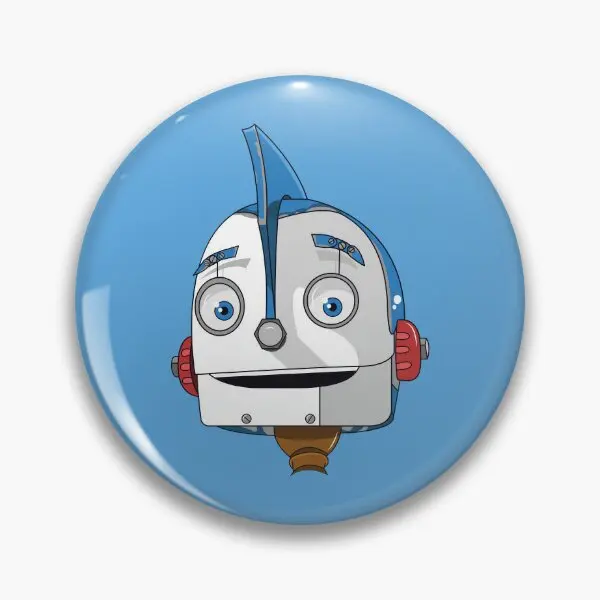 

Rogy Copperbottom Dreamer Robot, мягкая булавка, женская шляпа, модная мультяшная бижутерия, подарок для любимого отворота, булавка, металлическая забавная