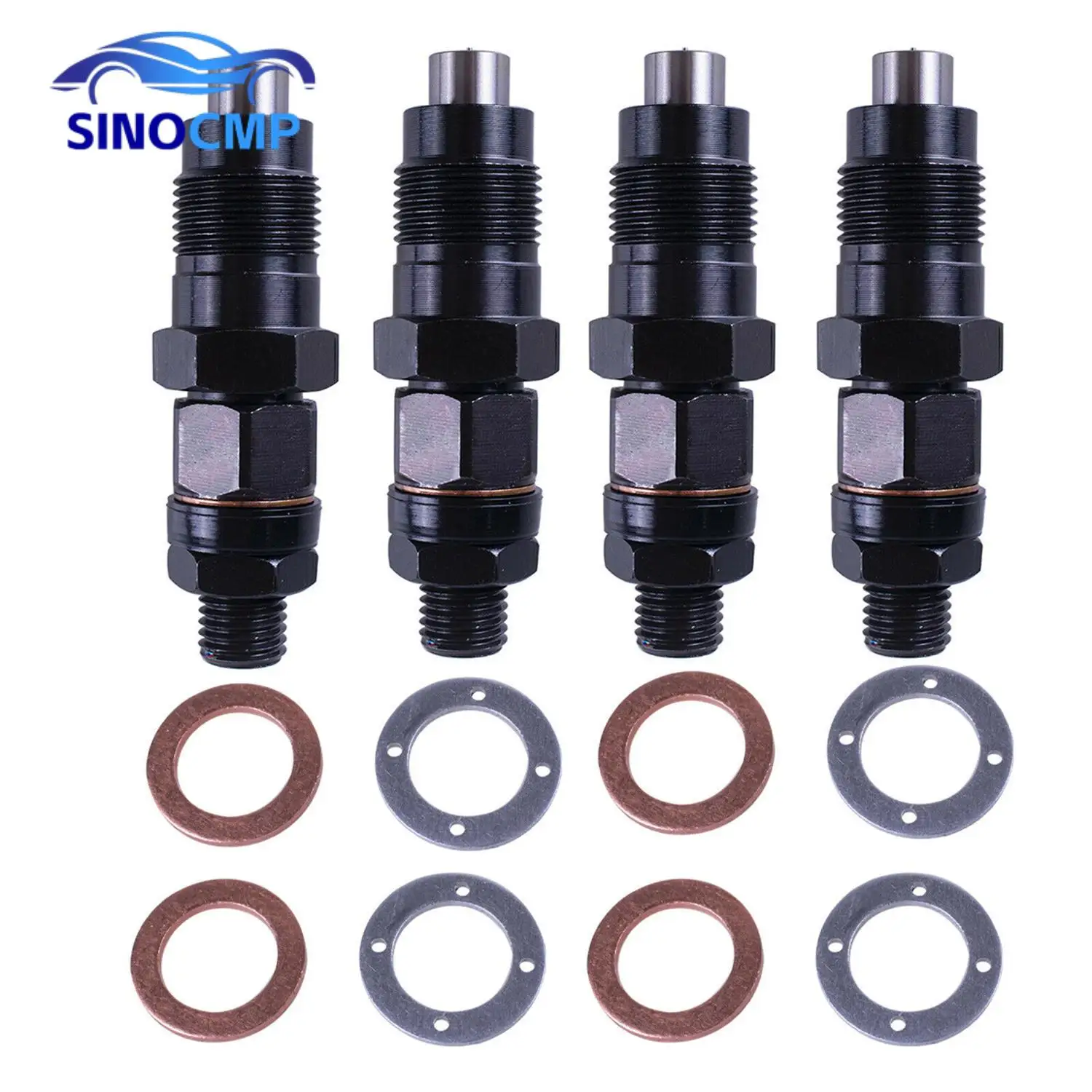 105078-0111 1050780111 4PCS Diesel Fuel Injector For Mazda Bravo 2.5L WL/WL-T & Ford Courier WLT 2.5L Vehicles Warranty 3 Months