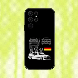 Vintage M3 E36 DTM - Inspired Phone Case - Black Soft Cover - Samsung S21Ultra (Z1)