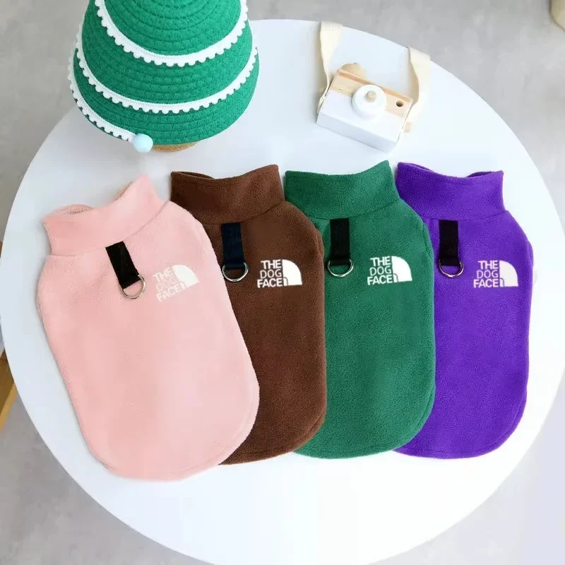 Dog Clothes Pet Dog Clothes Fleece Warm Sweater Autumn Winter Coat Vest for Small Chihuahua Bulldog Dogs Jackets Costumes Supplies