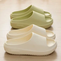 Summer Indoor Outdoor Thick Bottom Eva Slippers Women 2025 Thick Platform Beach Slides Woman Lightweight Non Slip Bathroom Shoes 1