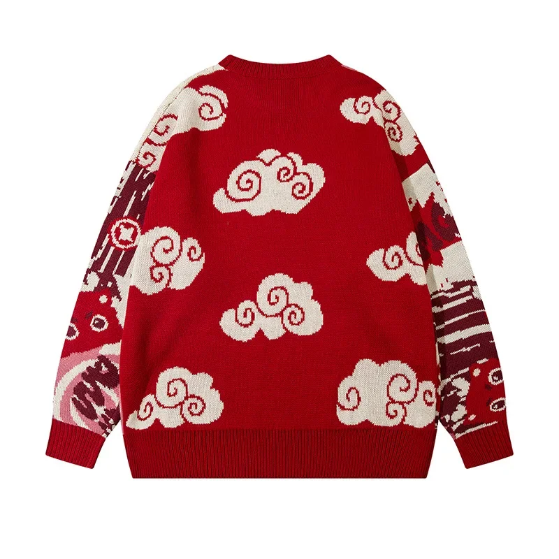 Рисунок 2 - Новогодний вязаный пуловер с круглым