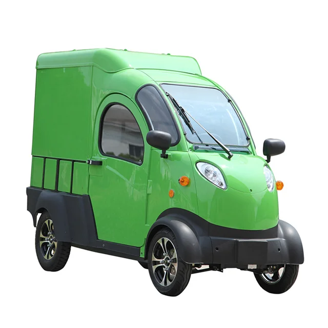 2022 New Cheap 4 Wheel Electric Vehicle for Sale Durable Using 2200W EEC Mini Cargo Van