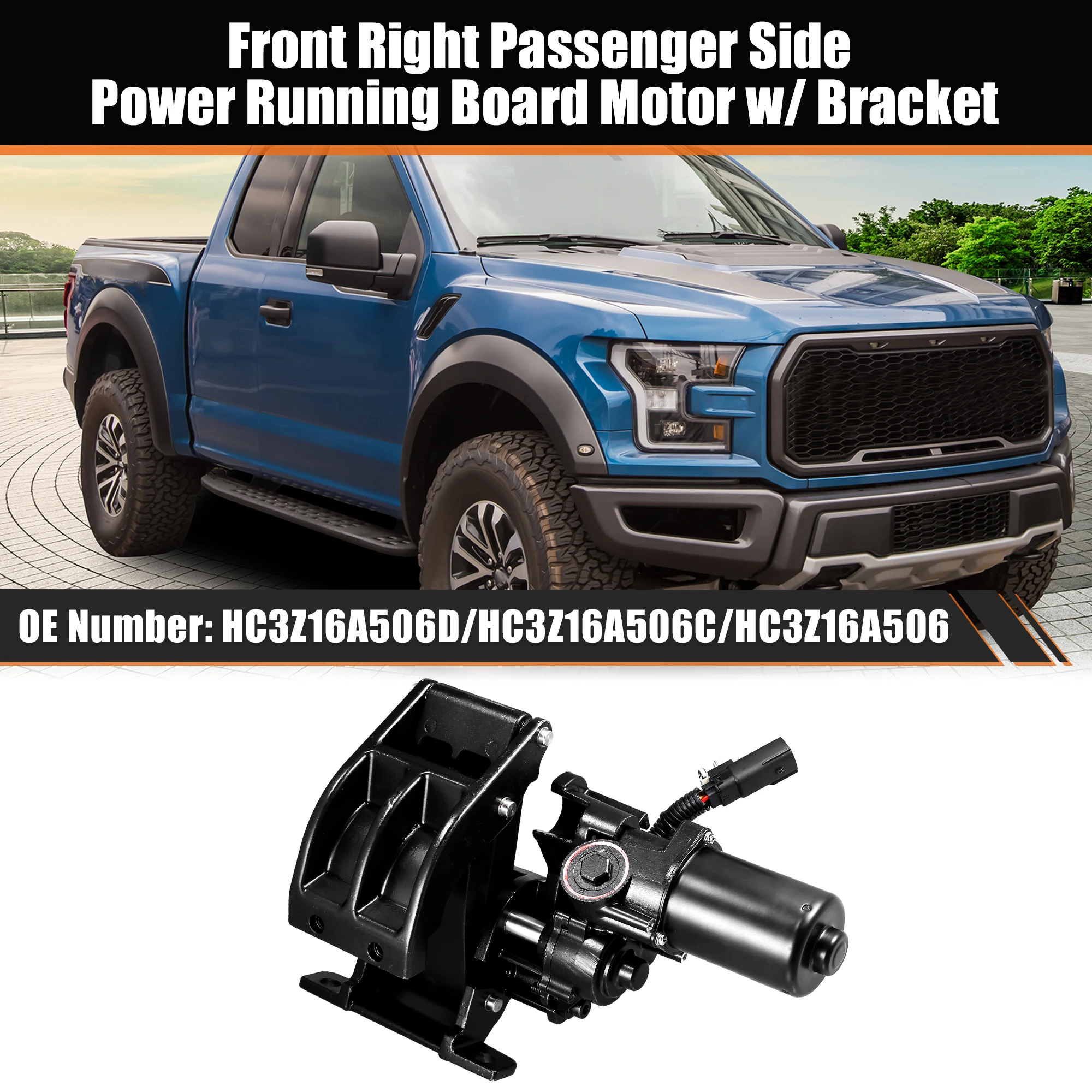 

Передняя правая пассажирская боковая подножка UXCELL, мотор подходит для Ford F250 2017 2018 2019 2020 с кронштейном