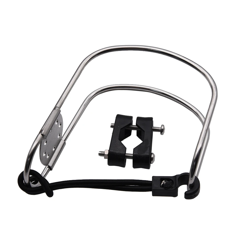 Porta Anelli Salvagente Per Barche - Staffa A Ferro Di Cavallo, Regolabile, In Plastica/Metallo - Foto 3