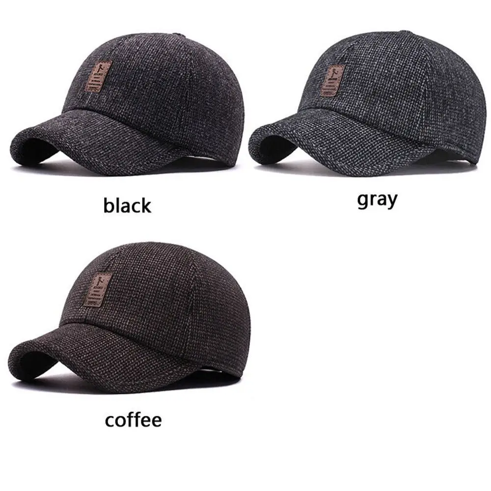 Winter Bomber Hat Men Women Russian Black Leather Ushanka Caps With Ear Flaps Fur Warm Leather Brand Baseball Cap Hats 5
