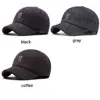 Winter Bomber Hat Men Women Russian Black Leather Ushanka Caps With Ear Flaps Fur Warm Leather Brand Baseball Cap Hats 5