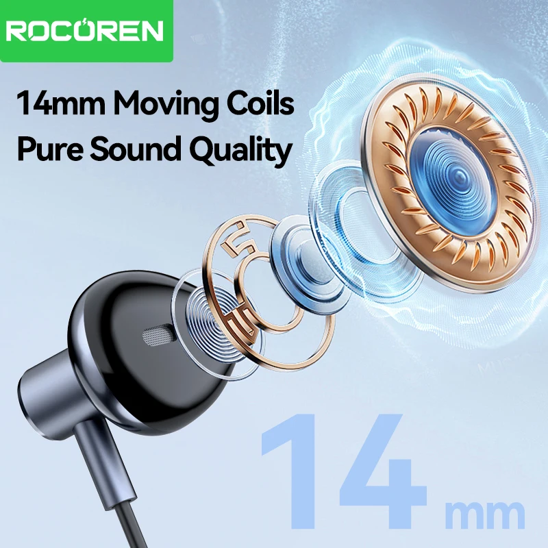 Rocoren USB Type C Wired Earphones In Ear With Microphone Stereo Earbuds Sports In-line Control For Xiaomi Samsung Wired Headset Best Sellers In Phones Accessories Rocoren USB Type C Wired Earphones In Ear With Microphone Stereo Earbuds Sports In-line Control For Xiaomi Samsung Wired Headset Best Sellers In Phones Accessories