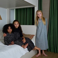 Collection de robes AS SS26, robe à imprimé floral pour filles, robe smockée, vêtements assortis pour garçons et famille 2