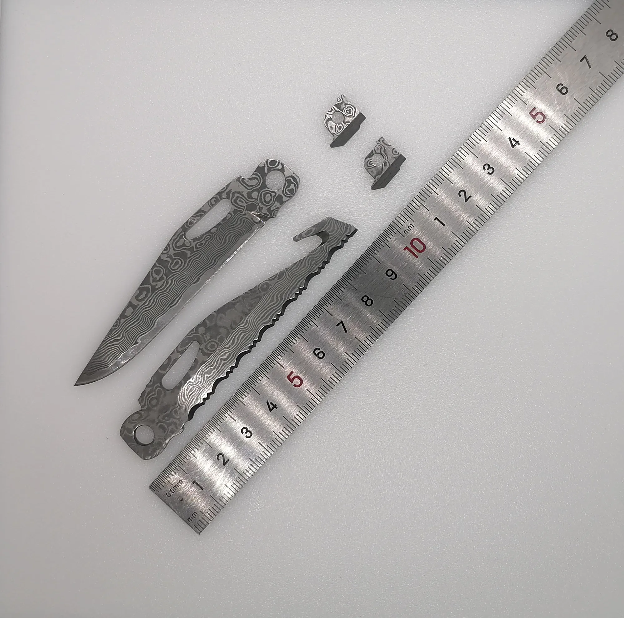 VG10CoreDamascussteelBladeAccessoriesForLeathermanWaveDamascus