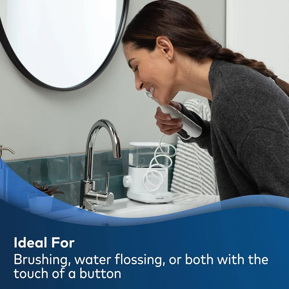 Sonic-Fusion 2.0 Professional Flossing Toothbrush Electric Toothbrush and Water Flosser Combo In One