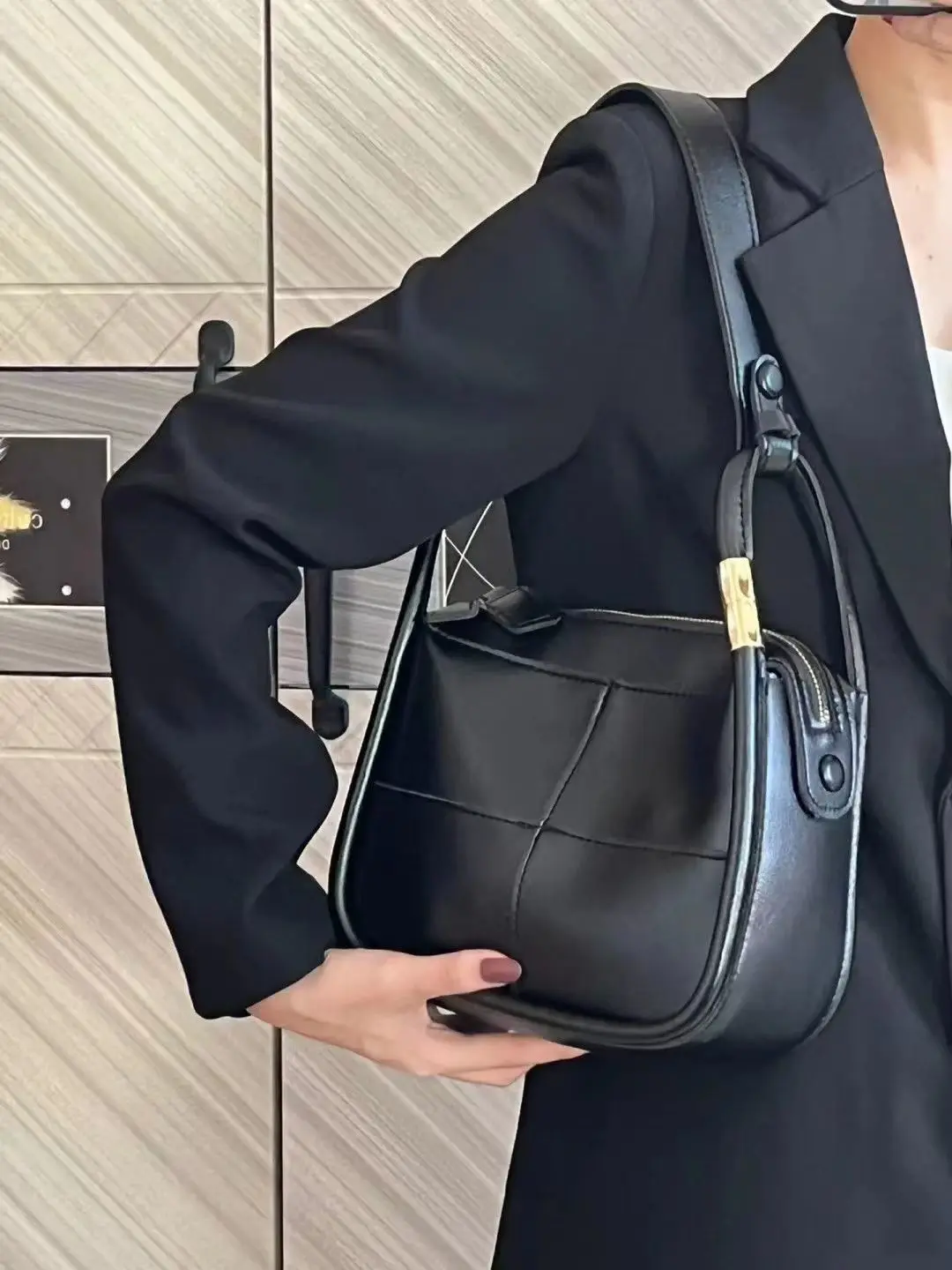 

Retro Soft Leather Women Underarm Bag 2023 Autumn New Fashion Bucket Bag Simplicity Versatile Women's One Shoulder Crossbody Bag