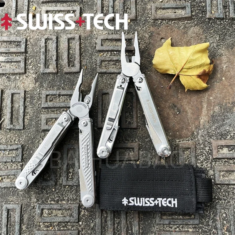 SWISS TECH 18 In Multitool Newest Folding Pliers Multi