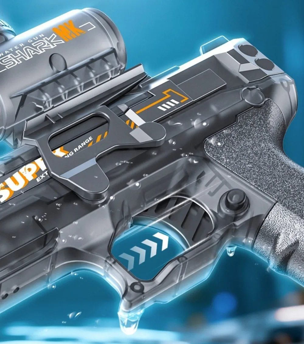 High-speed Electric Water Gun For Kids With Flame And Light Effect_voghion.com