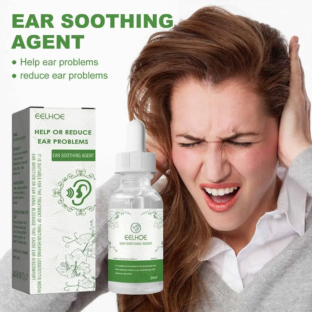 

20ml Tinnitus Ear Drops Ear Ringing Gentle Relieving Health Discharge Care Tinnitus Fluid Ear Ear Deafness Swelling Otitis Care