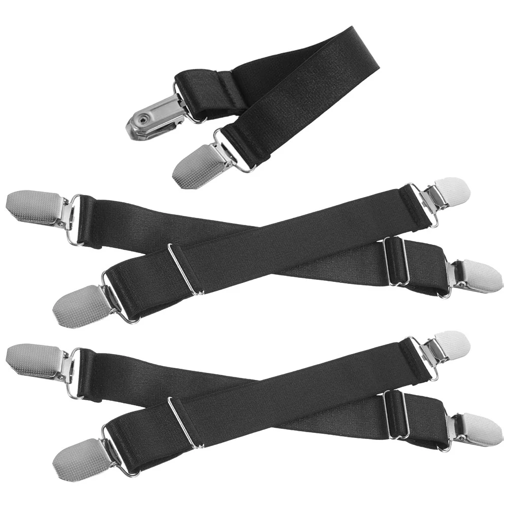 5 Pcs Boot Clips and Trouser Leg Extender Strap Ski Straps Women Pant Cuff Bike Bicycle Elastic Blousing Ankle