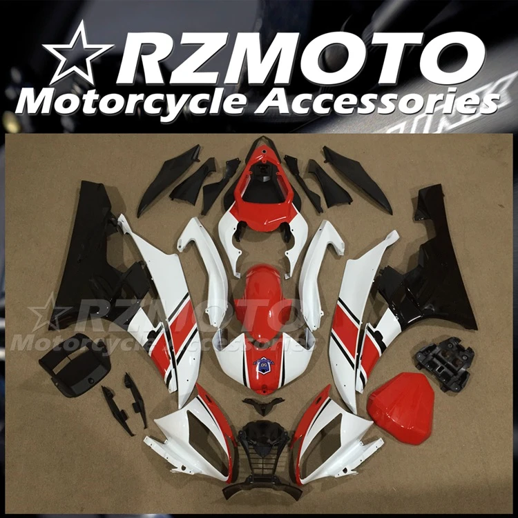 

Комплект обтекателей для мотоцикла из АБС-пластика, 4 подарка, подходит для YAMAHA YZF- R6 2006 2007 06 07, кузов красного и белого цвета