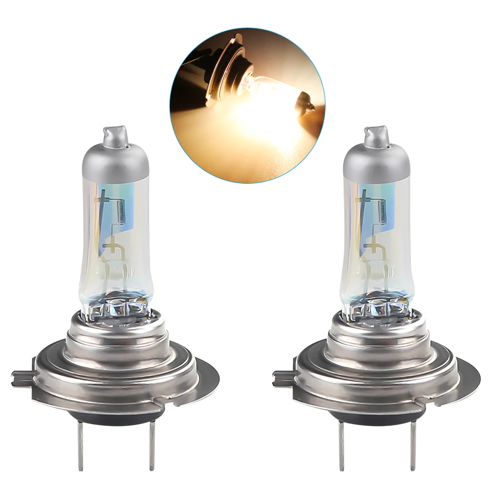 10pcs h7 2300k Golden Yellow Halogen Bulb lights H7 12V 55W Auto Car Headlight Bulb Halogen Fog