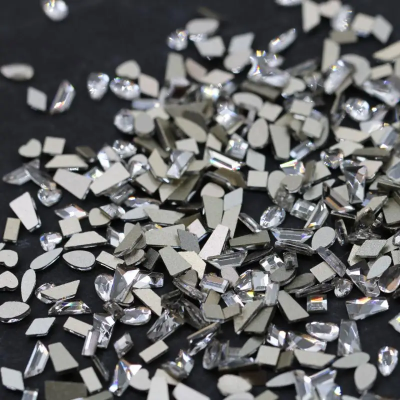 Crystal White Nail Art Accessories - Luxury Flatback Rhinestones
