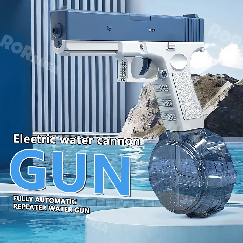 Electric Water Gun for Boys Girls Adults  Water Pistol Toys  Ideal Summer Gifts for Swimming Pool Beach Outdoor Water Toys 4