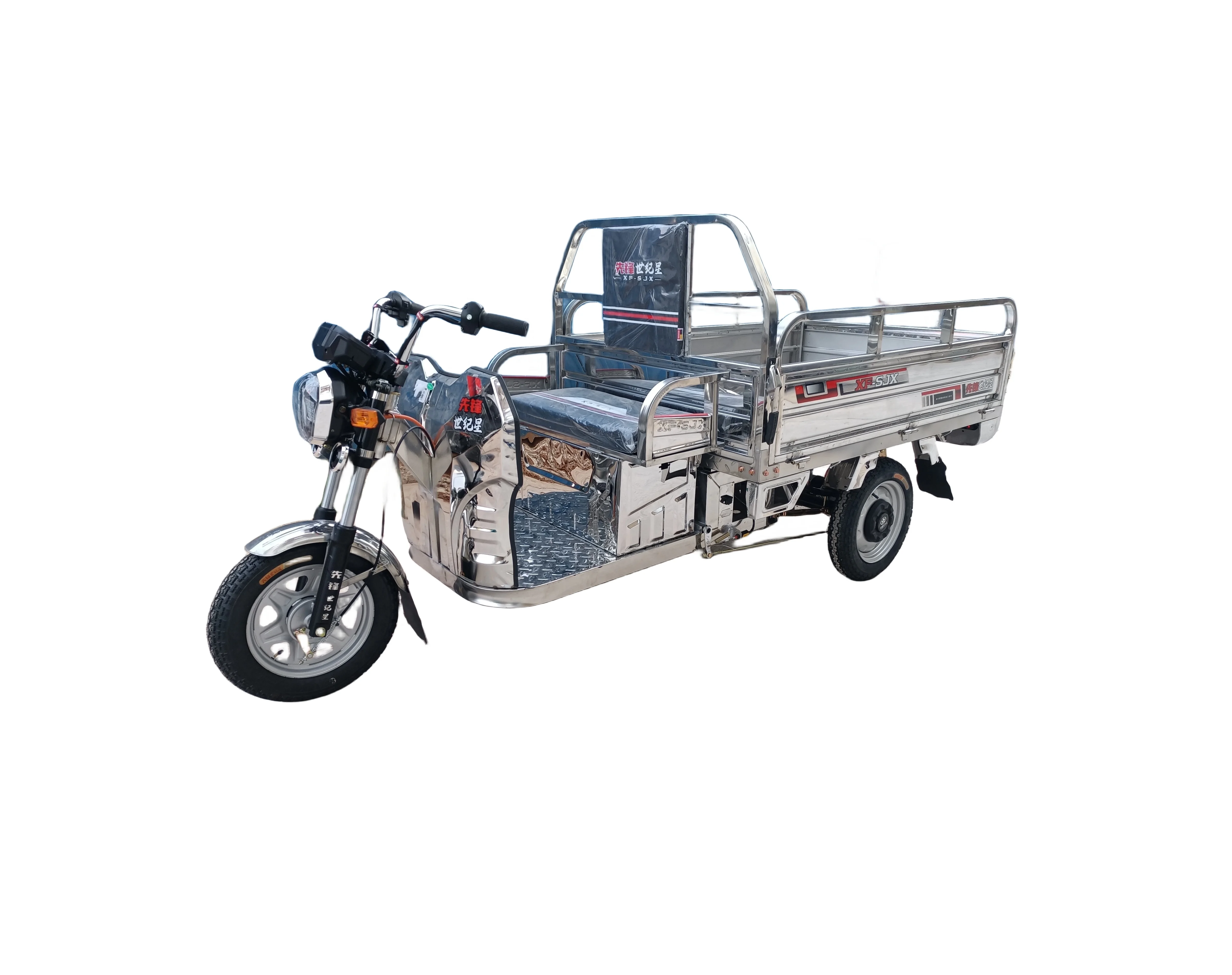 1000W Motore 3 Ruote Furgone Elettrico Cargo Risciò Triciclo Con Carro Triciclo Electrico Trike Triciclo Per Adulto Cargo
