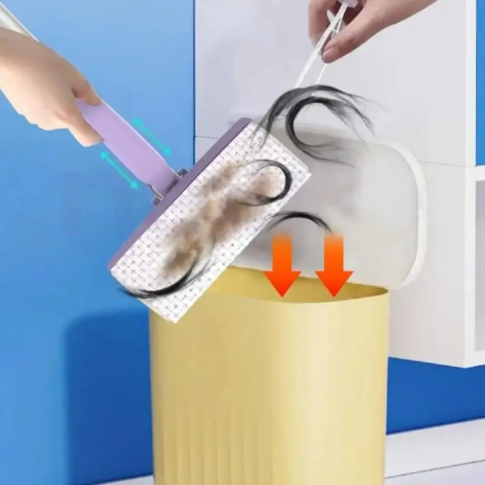 핸즈프리 미니 걸레, 얼굴 타월과 호환되는 특정 미니 걸레, 360 ° 회전 텔레스코핑, 창문용 홈 바닥 청소 시스템