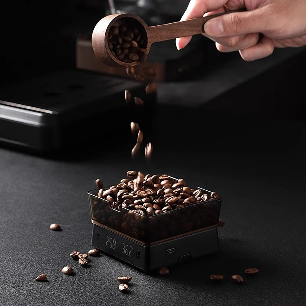 Digital Coffee Scale High Precision Rechargeable Mini Scale Coffee Bean Weighing Professional Barista Accessories Easy Carry 4