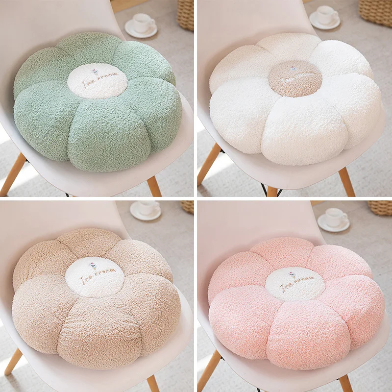 INS Super Soft Stuffed Flower Plush Throw Pillow Cute Cushion Plushies Stuffed Plants Soft Kids Toys Gifts Home Sofa Room Decor universal car armrest cover cushion super fiber pattern auto center console armrest pillow durable cushion pad for car accessory