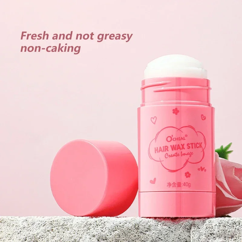 1pc Hair Wax Stick For Wig Professional Hair Wax Stick Gel Cream Non-Greasy Style Wax Stick For Men Women Broken Hair NEW 40g 2