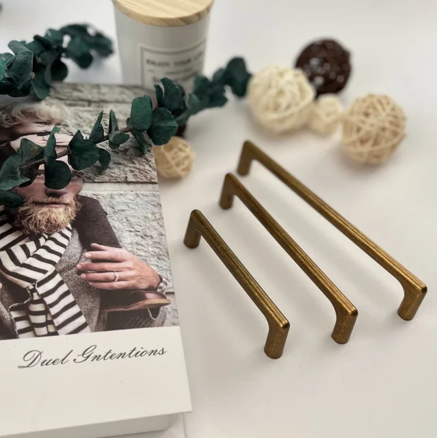 Retro ตู้อุปกรณ์ครัวโบราณ Dresser ประตูฮาร์ดแวร์ห้องครัวตู้จับลิ้นชักดึงเฟอร์นิเจอร์ Handle 5