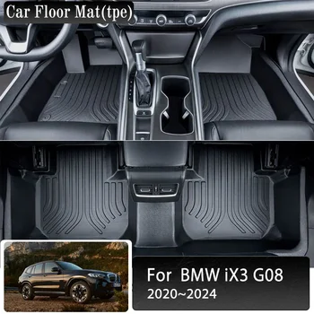 Tappetini per Auto BMW IX3 G08 2020 2021 2022 2023 2024 Impermeabili in TPE, Tappeti per Bagagliaio, Accessori Auto LHD