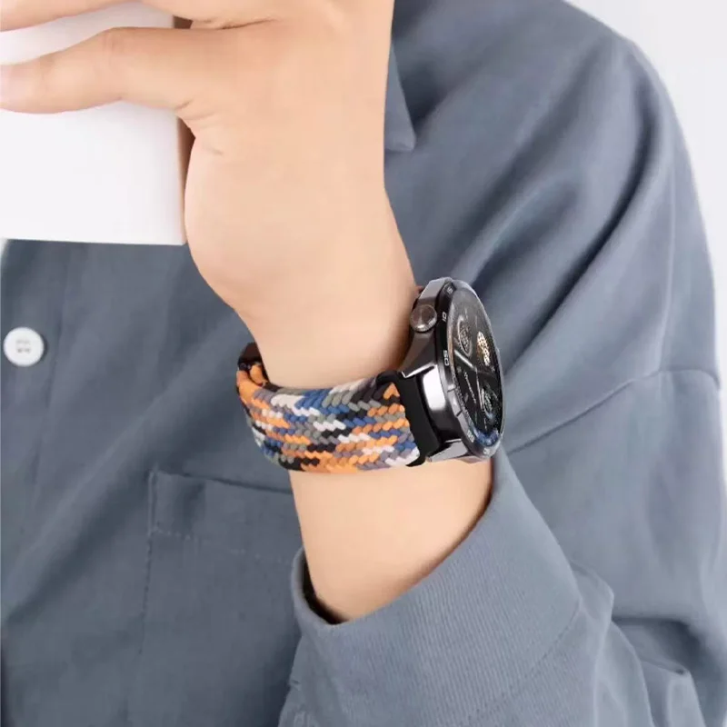 Braided Magnetic Nylon Watchband Bracelet - Universal Fit, Stylish Wristband Accessories