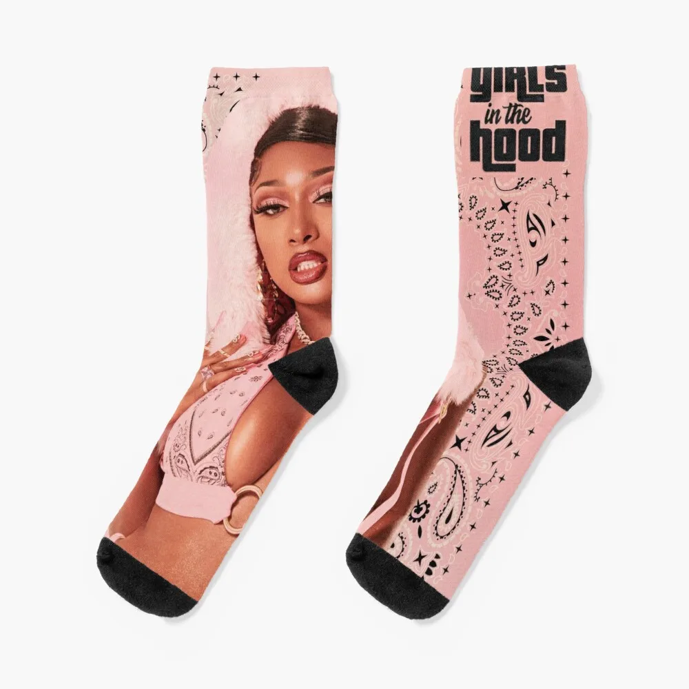 

girls in the hood Socks luxury men cotton high quality Boy Socks Women's