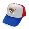 Monkey D Luffy Trucker Cap Men Anime One Piece Straw Hat Baseball Cap Cool Summer Unisex Mesh Net Caps 3