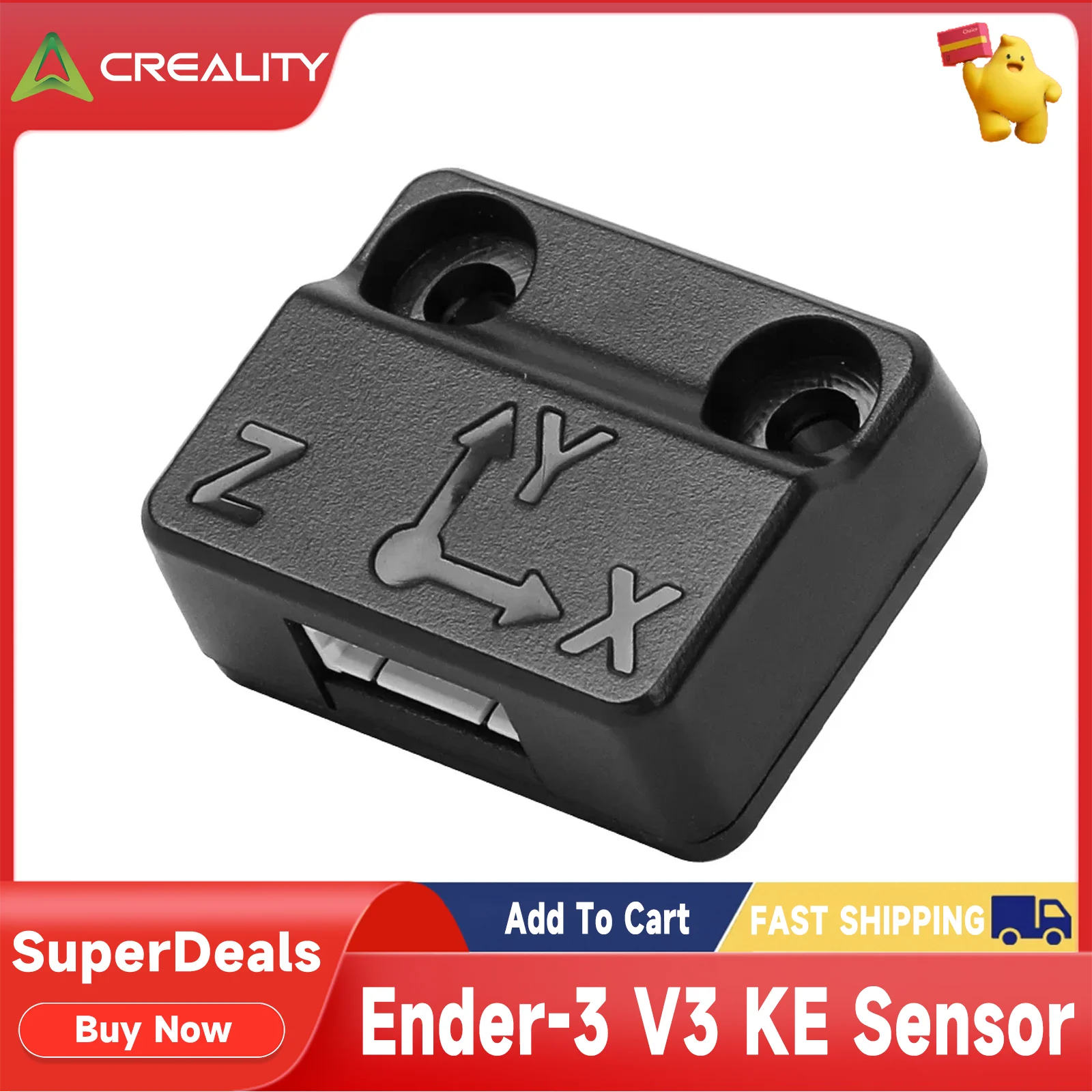 Sensore Vibrazioni Creality ADXL234 Per Ender-3 V3 KE - Compensazione Ufficiale, Upgrade Stampante 3D - Foto 3